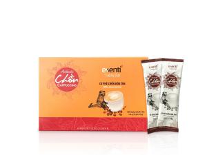 CAFE CHỒN HÒA TAN CAPUCHINO 12gói*18gr