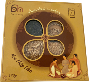 Kẹo thập cẩm bánh xốp 180gr